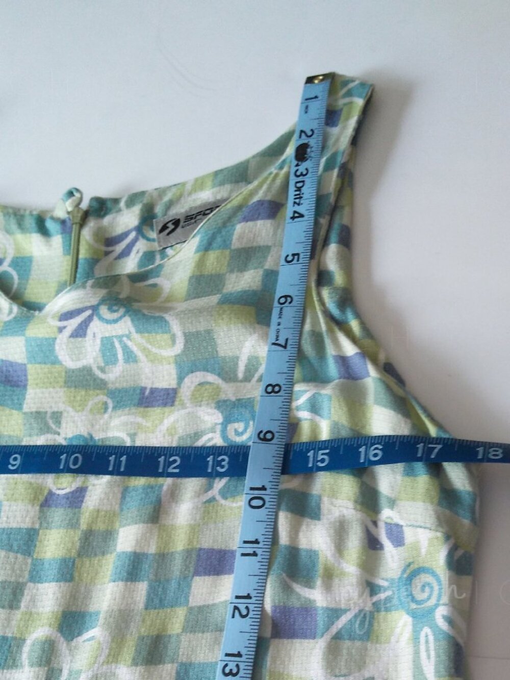 Sportif Vintage Dress Medium Resort Wear Athleisure Coastal Chic Coconut Girl - Picture 7 of 11